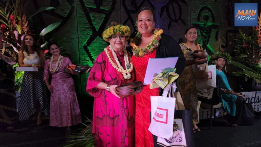Lahela Lee Park of Hāna, Maui is first Carmen Hulu Lindsey Leo Haʻihaʻi Falsetto Champion