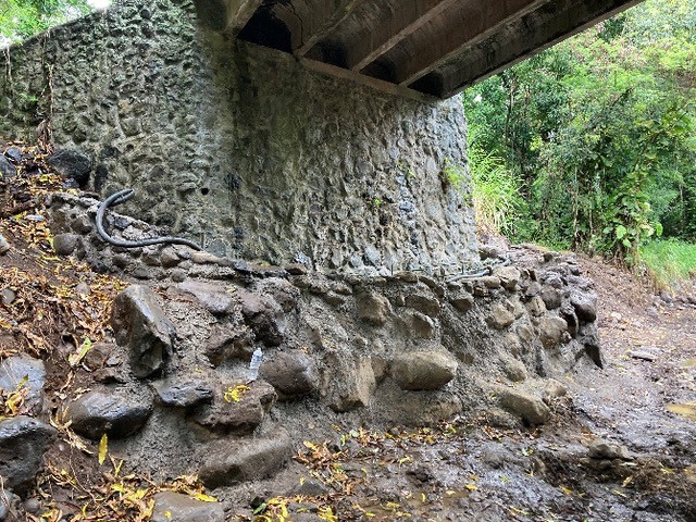 Kukuiula Bridge at 39.5 Mile Marker on Hana Highway re-opened today