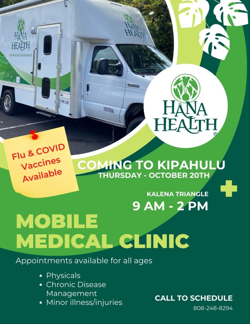 Hana Health Mobile Medical Clinic in Kipahulu