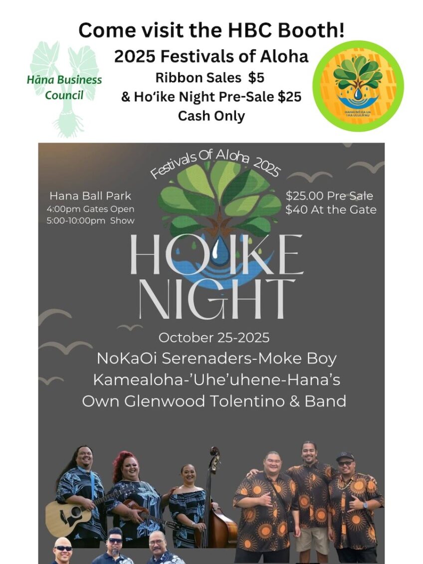 Festivals of Aloha Week in Hāna KICK OFF with Saturday, October 18 Parade