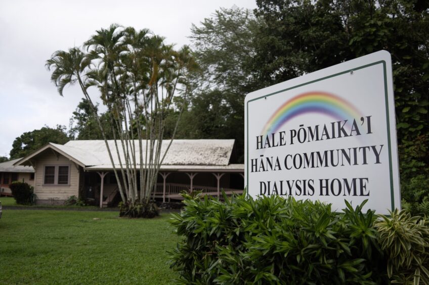 Nation’s first communal dialysis home in Hāna needs repairs to keep operating at full capacity