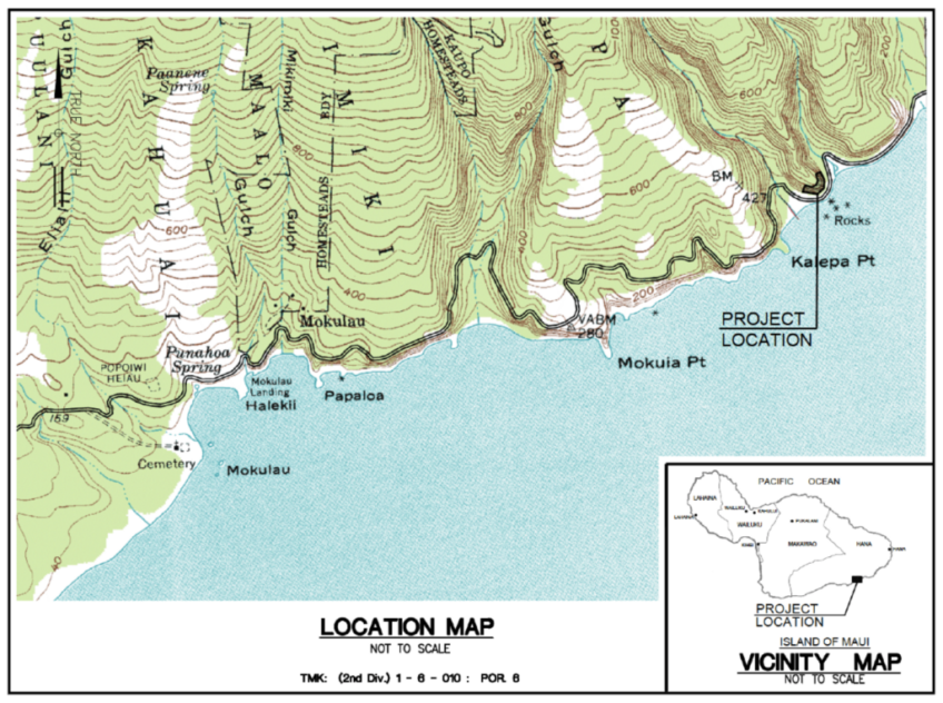Kālepa project closes remote East Maui roadway during daytime hours on weekdays